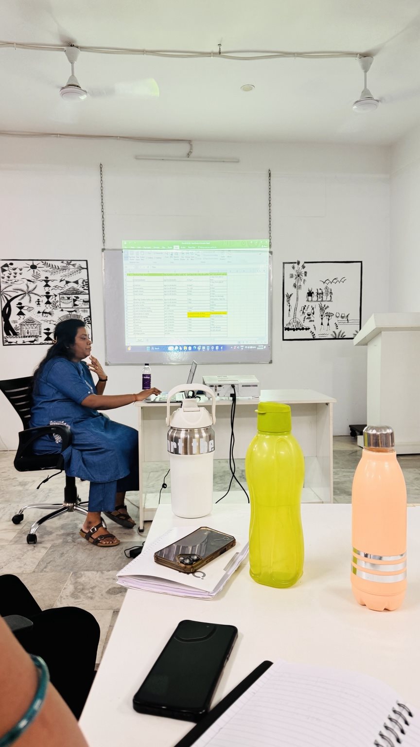 Shishughar App orientation and MIS training at the APF office, Kankhal