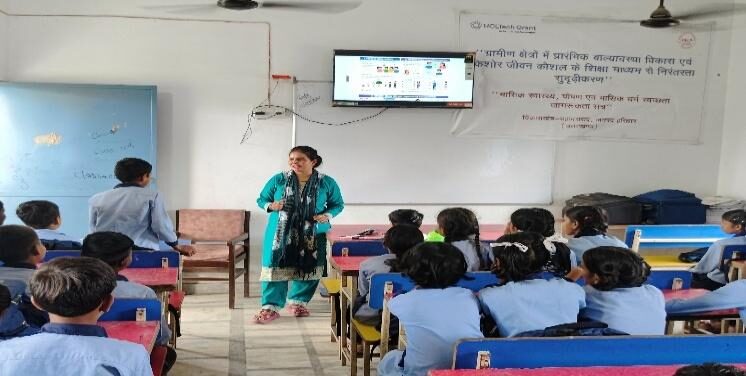 Health and nutrition awareness session for adolescents