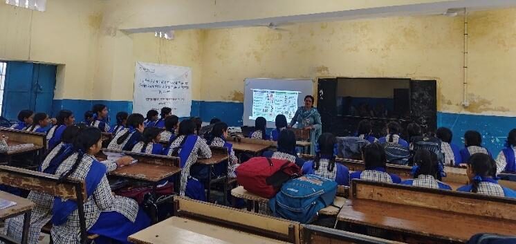 Puberty and menstrual hygiene awareness session