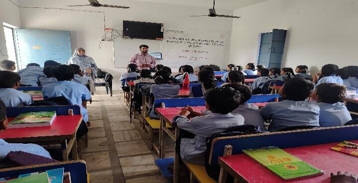Life skills session in a government school