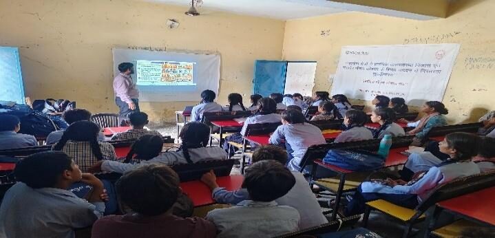 Students during a life skills session